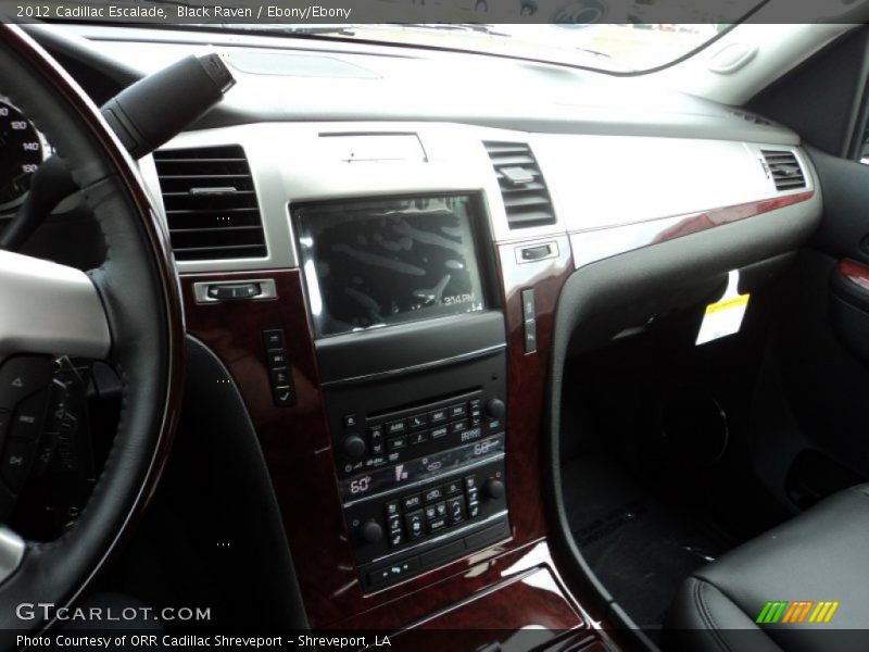 Black Raven / Ebony/Ebony 2012 Cadillac Escalade