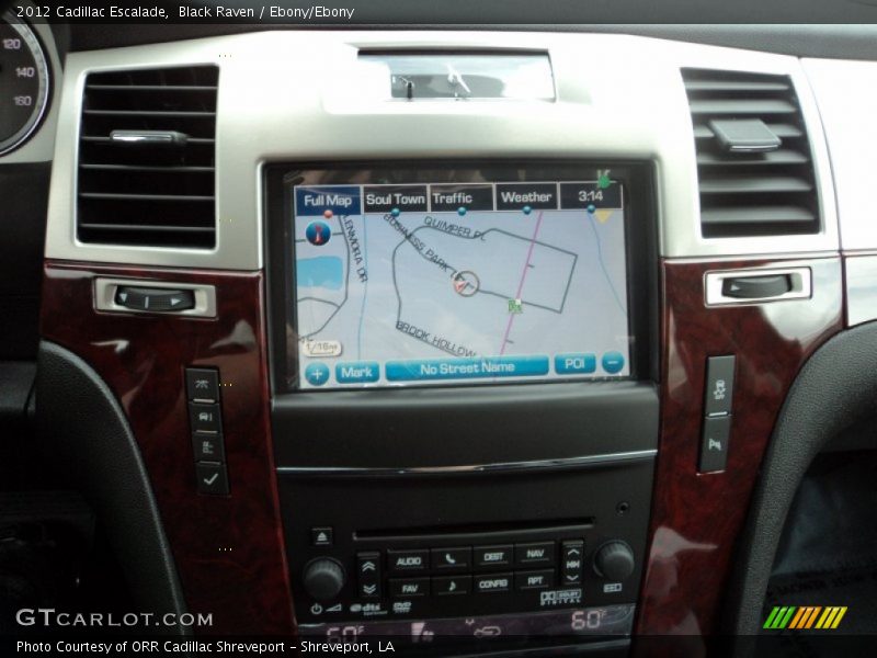 Black Raven / Ebony/Ebony 2012 Cadillac Escalade