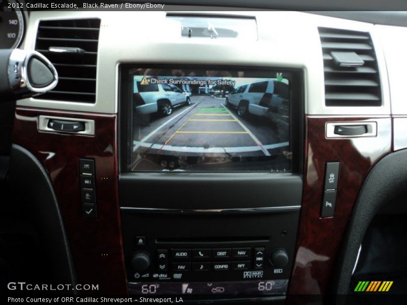 Black Raven / Ebony/Ebony 2012 Cadillac Escalade