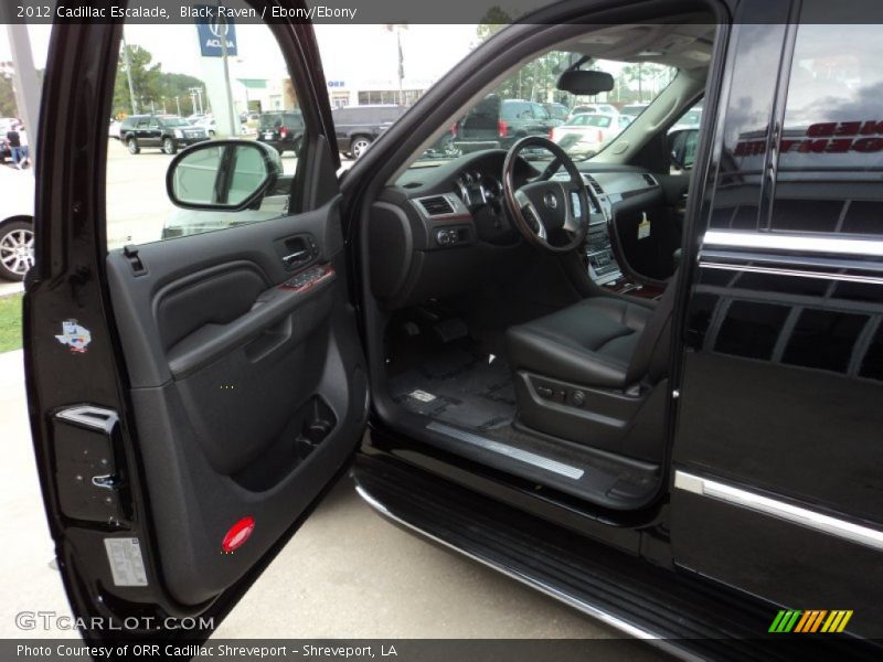 Black Raven / Ebony/Ebony 2012 Cadillac Escalade