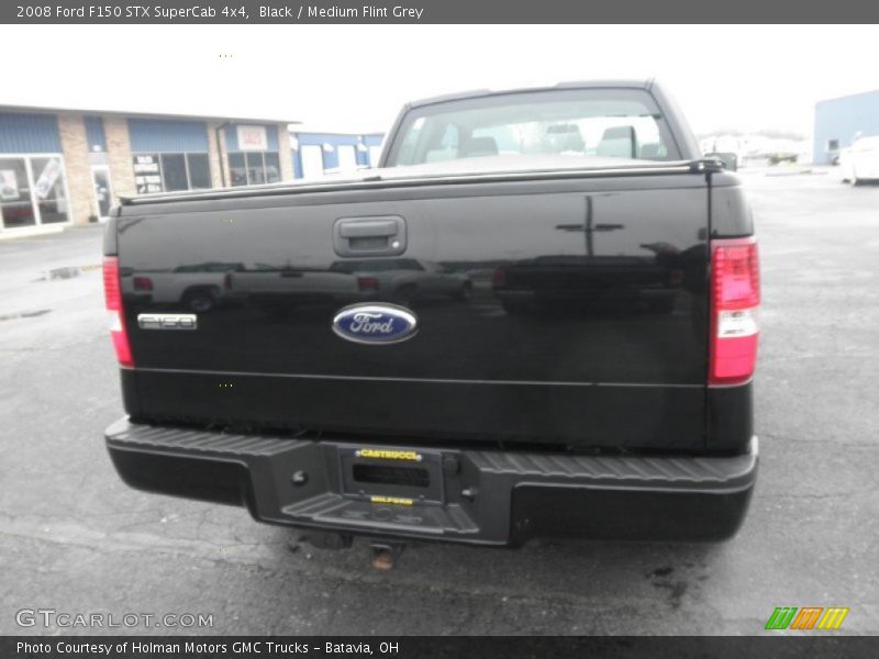Black / Medium Flint Grey 2008 Ford F150 STX SuperCab 4x4