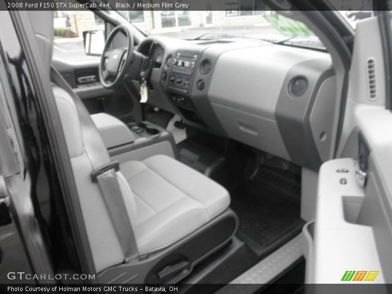 Black / Medium Flint Grey 2008 Ford F150 STX SuperCab 4x4