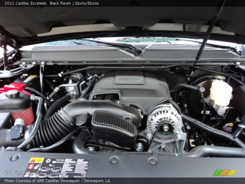 Black Raven / Ebony/Ebony 2012 Cadillac Escalade