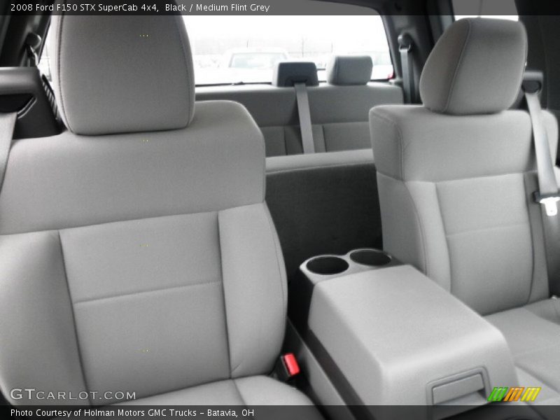 Black / Medium Flint Grey 2008 Ford F150 STX SuperCab 4x4