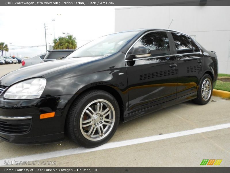 Black / Art Gray 2007 Volkswagen Jetta Wolfsburg Edition Sedan
