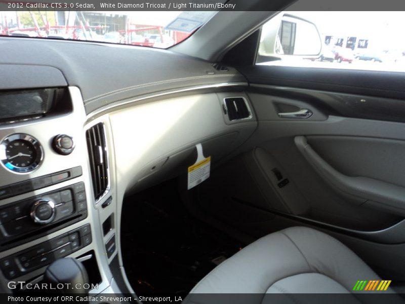 White Diamond Tricoat / Light Titanium/Ebony 2012 Cadillac CTS 3.0 Sedan