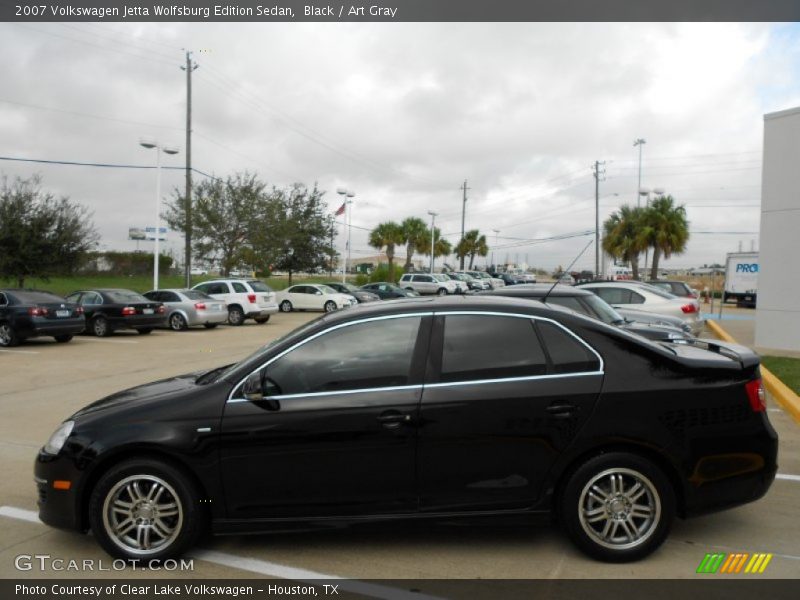 Black / Art Gray 2007 Volkswagen Jetta Wolfsburg Edition Sedan