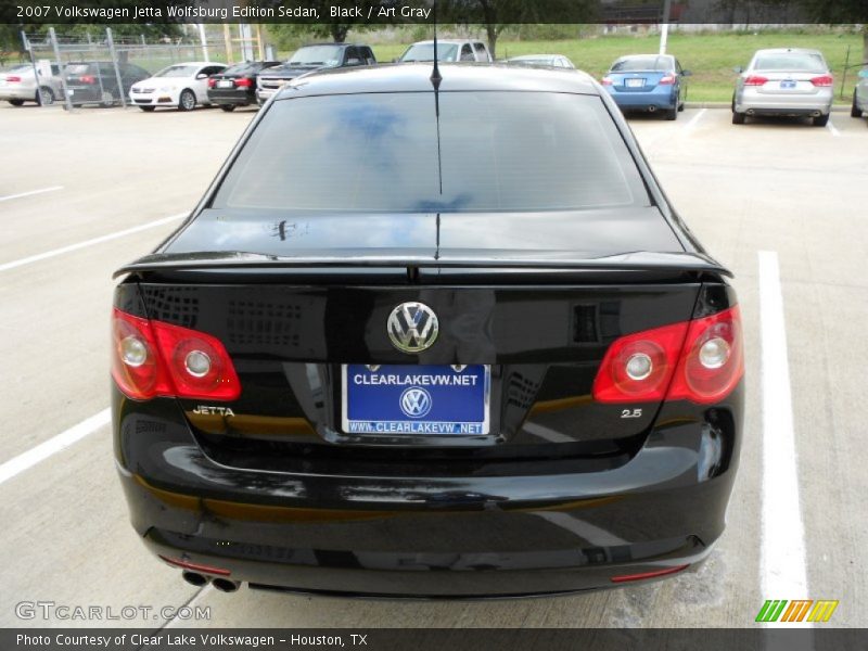 Black / Art Gray 2007 Volkswagen Jetta Wolfsburg Edition Sedan