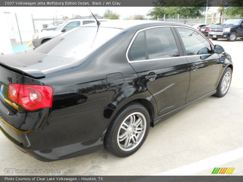 Black / Art Gray 2007 Volkswagen Jetta Wolfsburg Edition Sedan