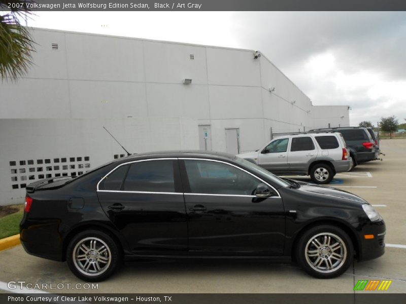 Black / Art Gray 2007 Volkswagen Jetta Wolfsburg Edition Sedan