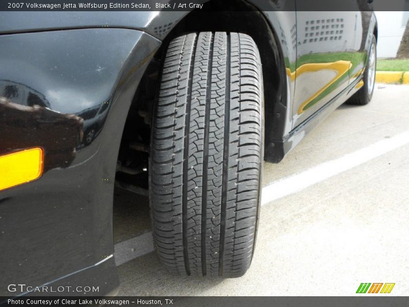 Black / Art Gray 2007 Volkswagen Jetta Wolfsburg Edition Sedan