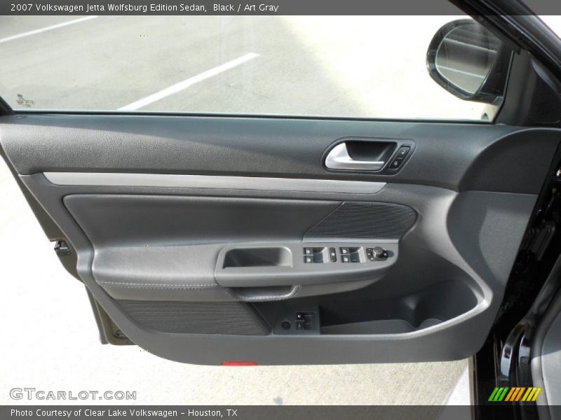 Black / Art Gray 2007 Volkswagen Jetta Wolfsburg Edition Sedan