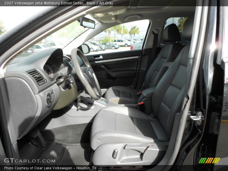 Black / Art Gray 2007 Volkswagen Jetta Wolfsburg Edition Sedan