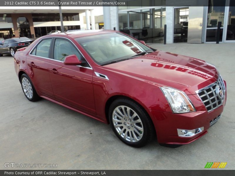 Crystal Red Tintcoat / Cashmere/Cocoa 2012 Cadillac CTS 3.6 Sedan