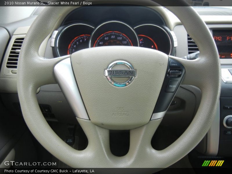Glacier White Pearl / Beige 2010 Nissan Murano SL