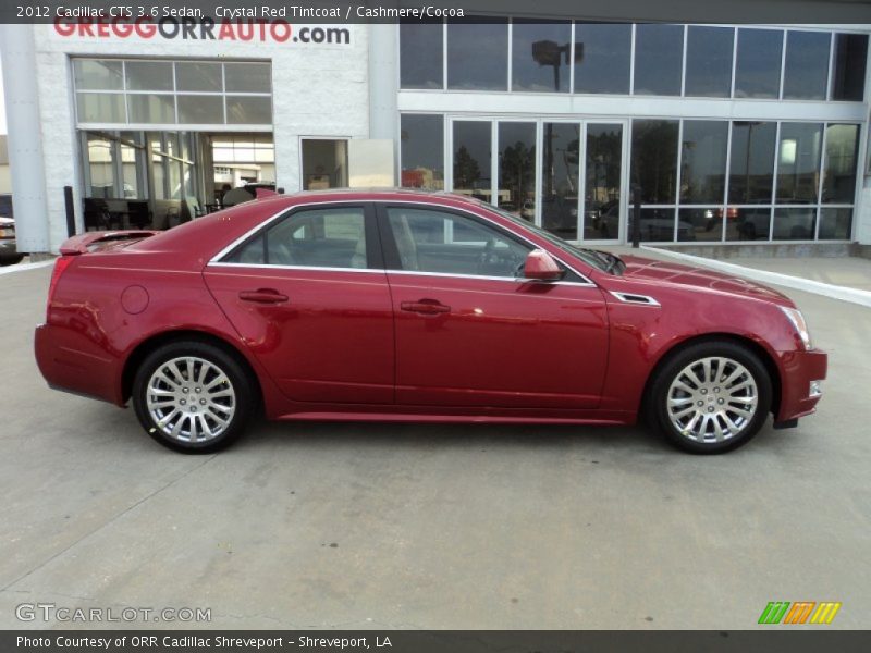 Crystal Red Tintcoat / Cashmere/Cocoa 2012 Cadillac CTS 3.6 Sedan