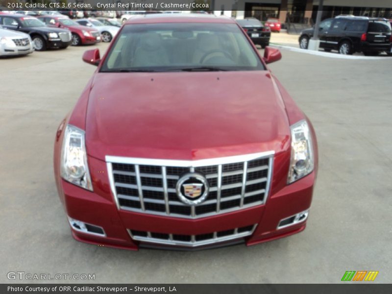Crystal Red Tintcoat / Cashmere/Cocoa 2012 Cadillac CTS 3.6 Sedan