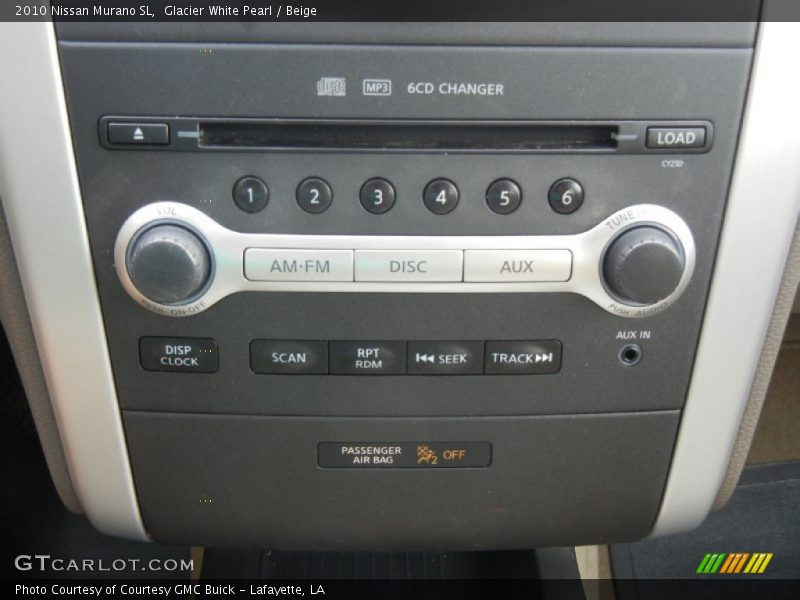 Glacier White Pearl / Beige 2010 Nissan Murano SL