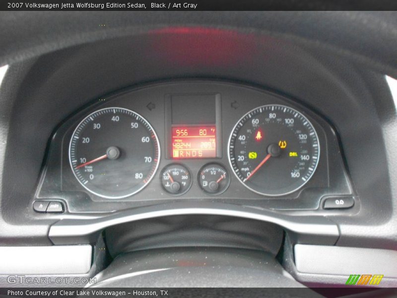 Black / Art Gray 2007 Volkswagen Jetta Wolfsburg Edition Sedan
