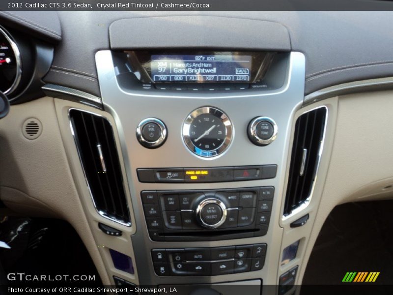 Crystal Red Tintcoat / Cashmere/Cocoa 2012 Cadillac CTS 3.6 Sedan