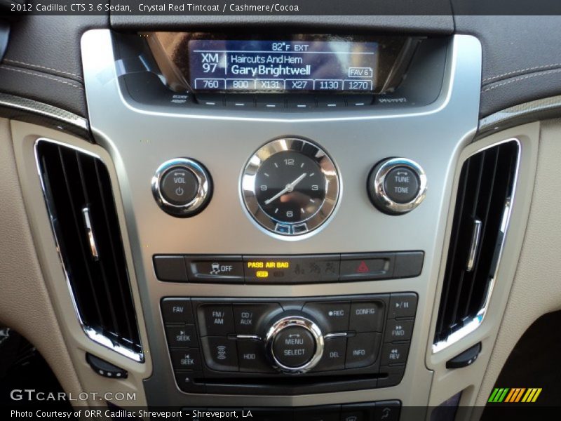 Crystal Red Tintcoat / Cashmere/Cocoa 2012 Cadillac CTS 3.6 Sedan