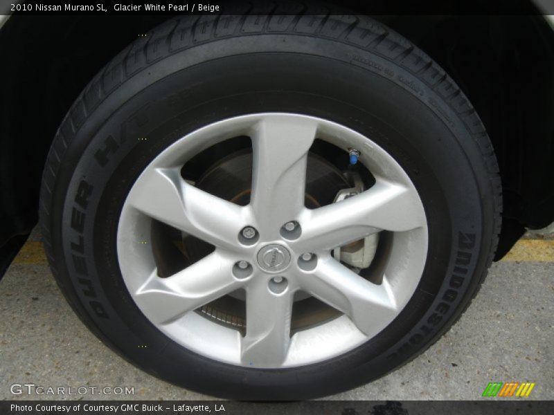 Glacier White Pearl / Beige 2010 Nissan Murano SL