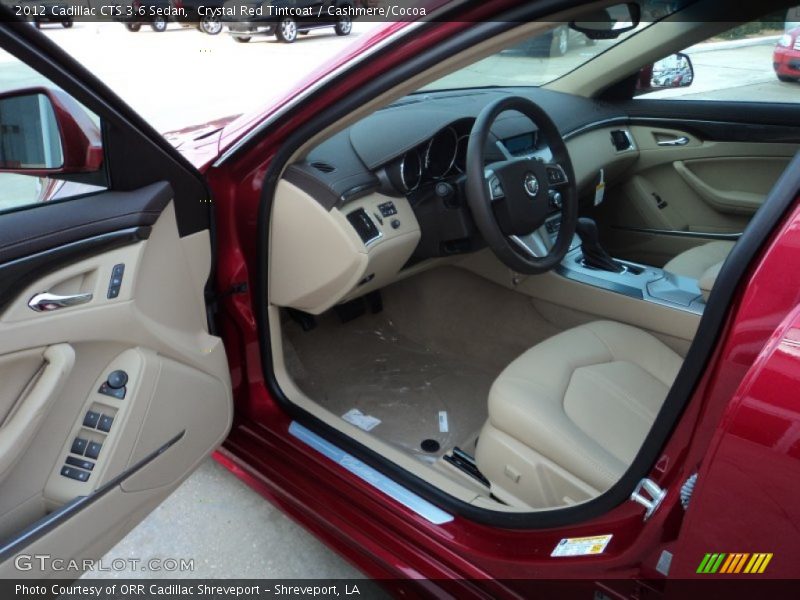 Crystal Red Tintcoat / Cashmere/Cocoa 2012 Cadillac CTS 3.6 Sedan