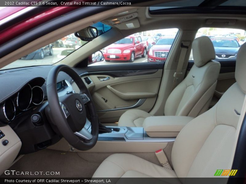 Crystal Red Tintcoat / Cashmere/Cocoa 2012 Cadillac CTS 3.6 Sedan