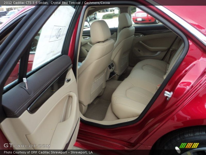 Crystal Red Tintcoat / Cashmere/Cocoa 2012 Cadillac CTS 3.6 Sedan