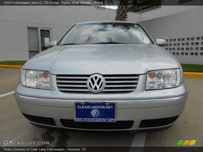 Reflex Silver Metallic / Black 2004 Volkswagen Jetta GL TDI Sedan