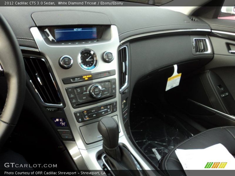 White Diamond Tricoat / Ebony/Ebony 2012 Cadillac CTS 3.0 Sedan