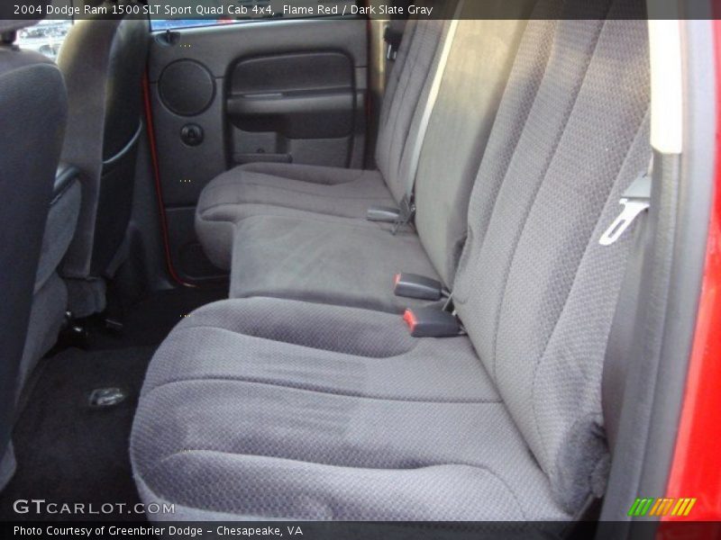 Flame Red / Dark Slate Gray 2004 Dodge Ram 1500 SLT Sport Quad Cab 4x4