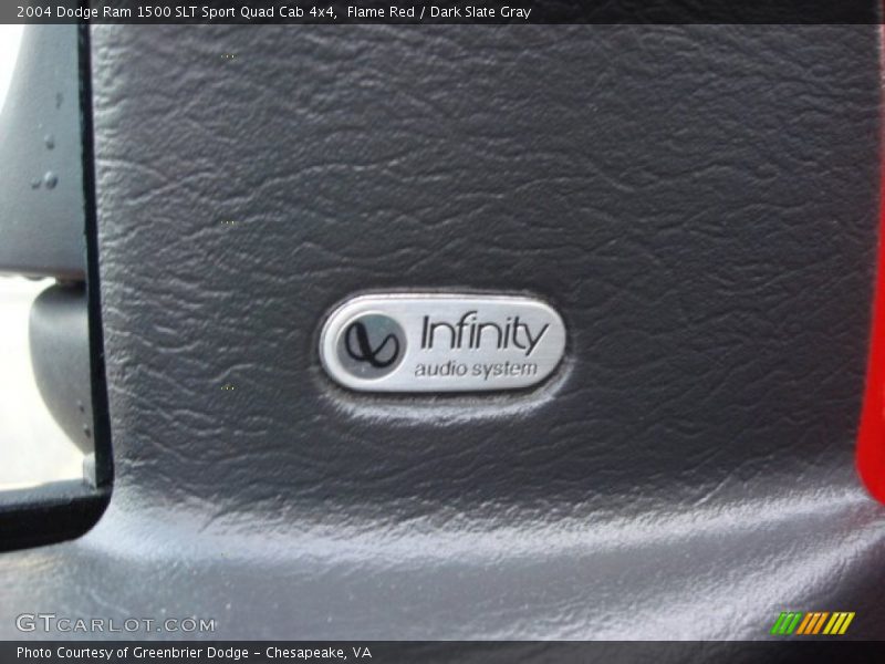 Flame Red / Dark Slate Gray 2004 Dodge Ram 1500 SLT Sport Quad Cab 4x4