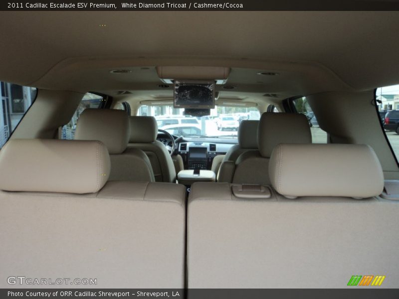 White Diamond Tricoat / Cashmere/Cocoa 2011 Cadillac Escalade ESV Premium