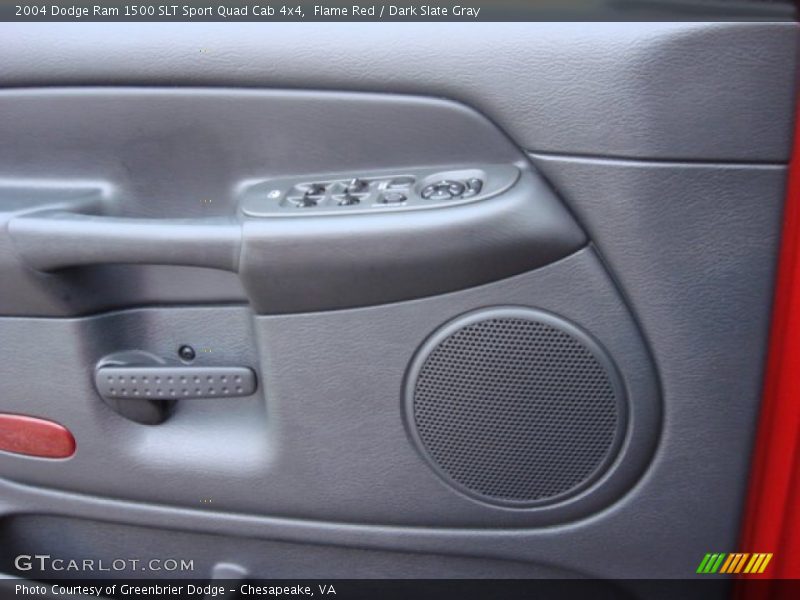 Flame Red / Dark Slate Gray 2004 Dodge Ram 1500 SLT Sport Quad Cab 4x4