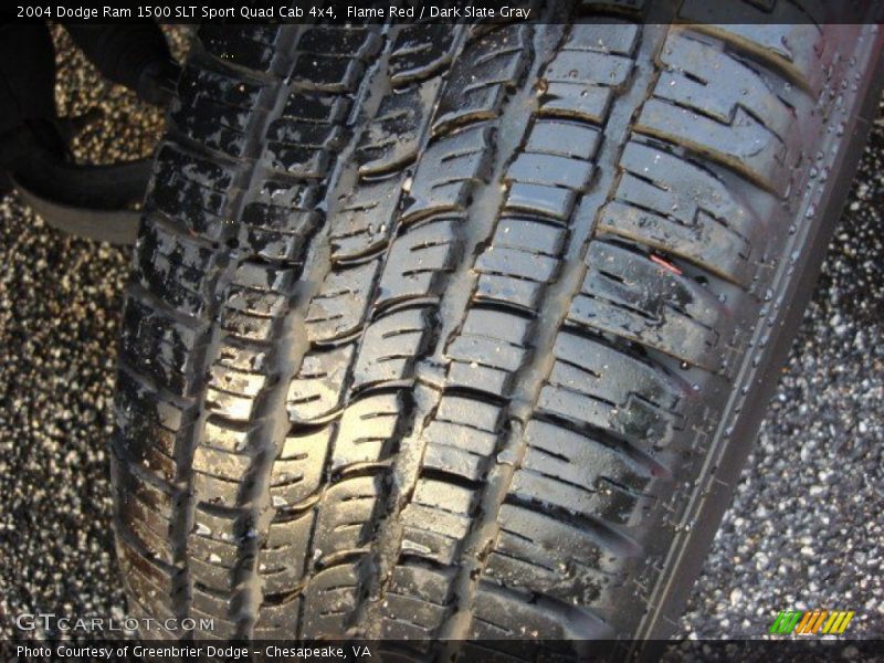 Flame Red / Dark Slate Gray 2004 Dodge Ram 1500 SLT Sport Quad Cab 4x4