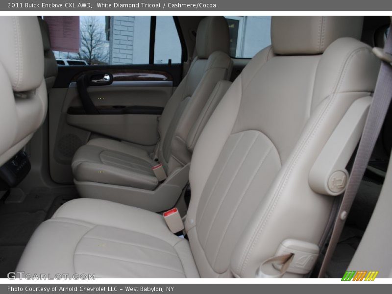 White Diamond Tricoat / Cashmere/Cocoa 2011 Buick Enclave CXL AWD