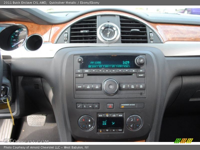 Quicksilver Metallic / Ebony/Ebony 2011 Buick Enclave CXL AWD