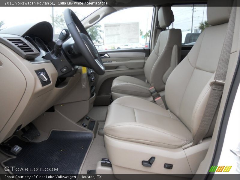 Calla Lily White / Sierra Stone 2011 Volkswagen Routan SE