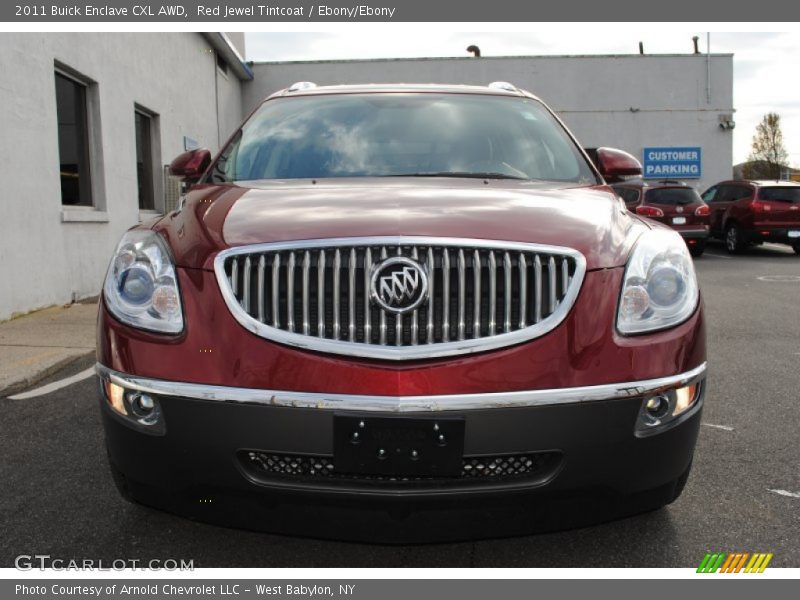 Red Jewel Tintcoat / Ebony/Ebony 2011 Buick Enclave CXL AWD