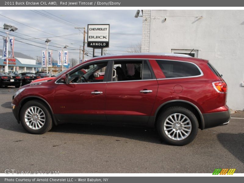 Red Jewel Tintcoat / Ebony/Ebony 2011 Buick Enclave CXL AWD