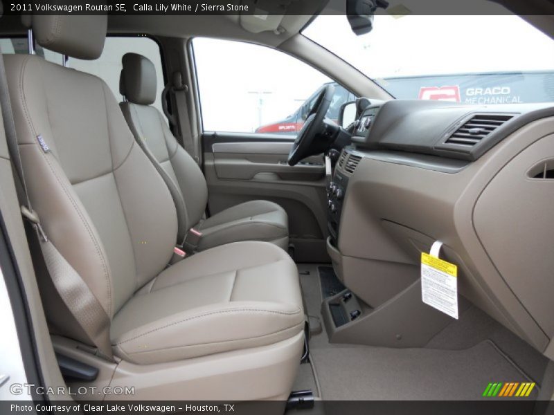 Calla Lily White / Sierra Stone 2011 Volkswagen Routan SE