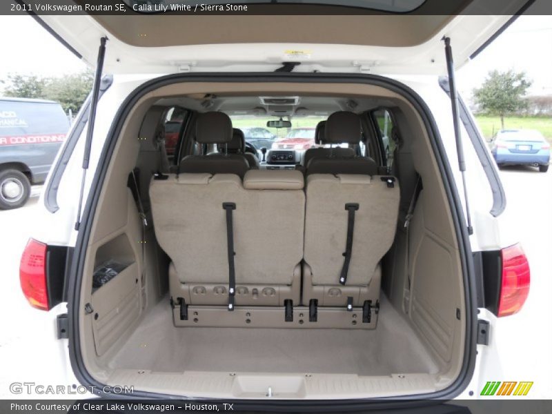 Calla Lily White / Sierra Stone 2011 Volkswagen Routan SE