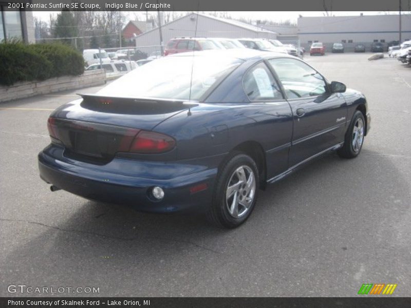 Indigo Blue / Graphite 2001 Pontiac Sunfire SE Coupe