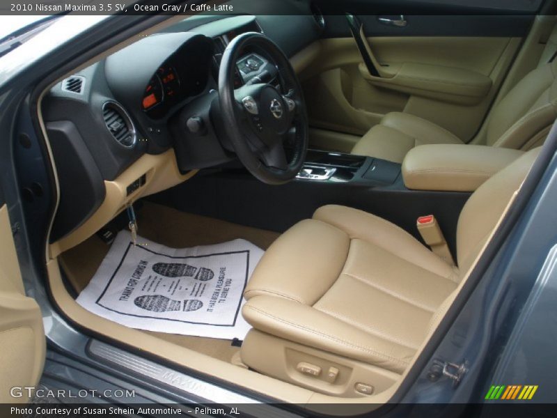 Ocean Gray / Caffe Latte 2010 Nissan Maxima 3.5 SV