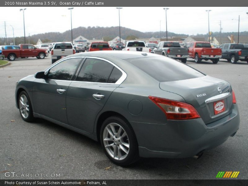 Ocean Gray / Caffe Latte 2010 Nissan Maxima 3.5 SV