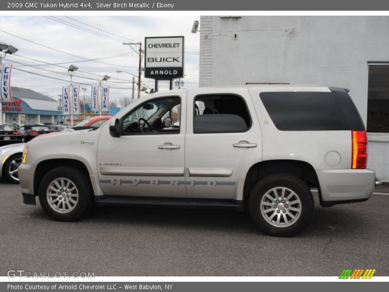 Silver Birch Metallic / Ebony 2009 GMC Yukon Hybrid 4x4