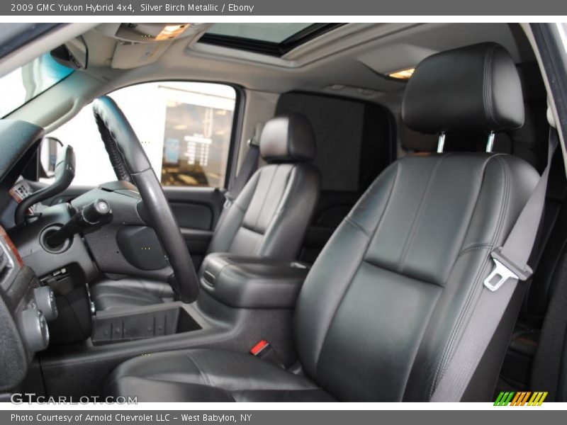  2009 Yukon Hybrid 4x4 Ebony Interior