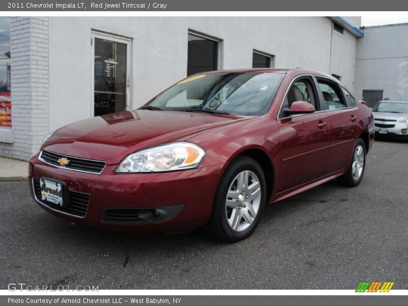 Red Jewel Tintcoat / Gray 2011 Chevrolet Impala LT