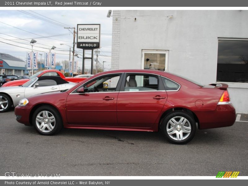 Red Jewel Tintcoat / Gray 2011 Chevrolet Impala LT
